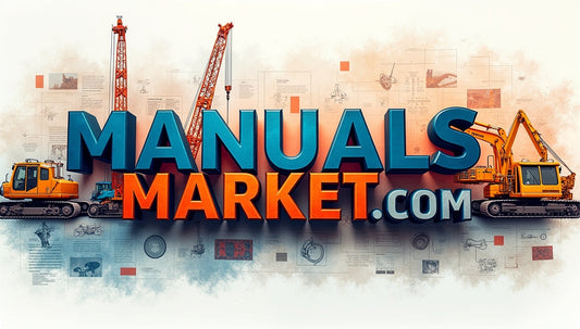 Can I repair my excavator using just a service manual?