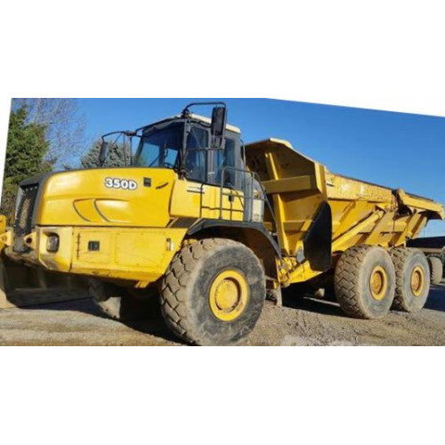 TM1198 John Deere 350D, 400D Articulated Dump Truck Pdf Operation and Tests Manual 2