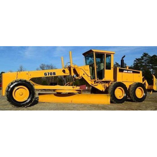 TM1452 John Deere 670B, 672B, 770B, 770BH, 772B, 772BH Motor Graders Pdf Diagnostic, Operation and Test Service Manual 2