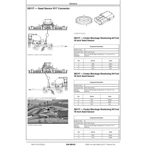 TM147719 John Deere N540C, N542C, N530C, N536C Volumetric Metering No-Till Seeding Tool Pdf Diagnostic Technical Manual 2