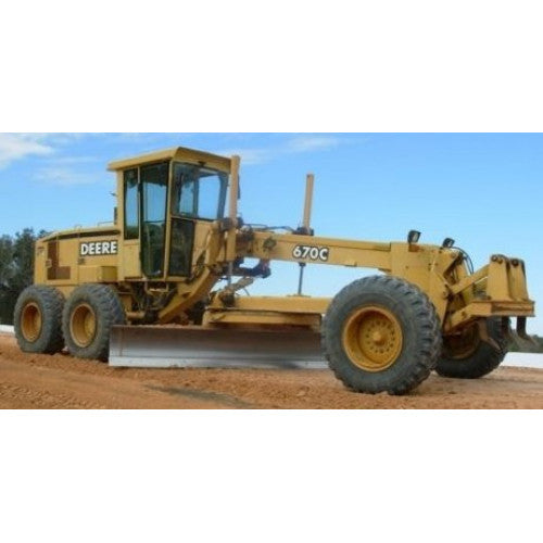 TM1606 John Deere 670C, 670CH, 672CH, 770C, 770CH, 772CH Motor Grader Pdf Diagnostic, Operation and Test Service Manual 2