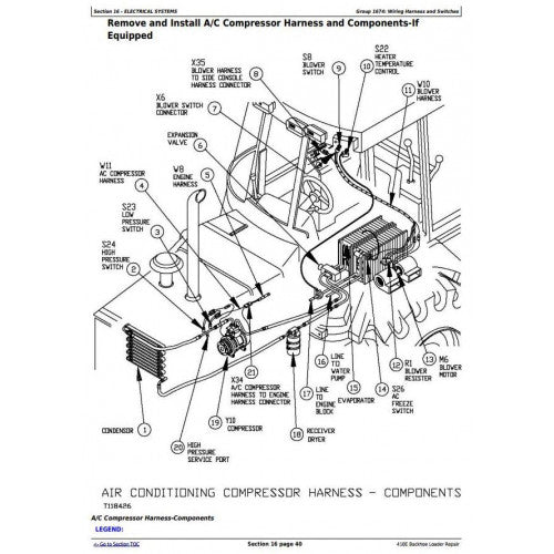 TM1611 John Deere 410E Backhoe Loader Pdf Repair Service Technical Manual 2
