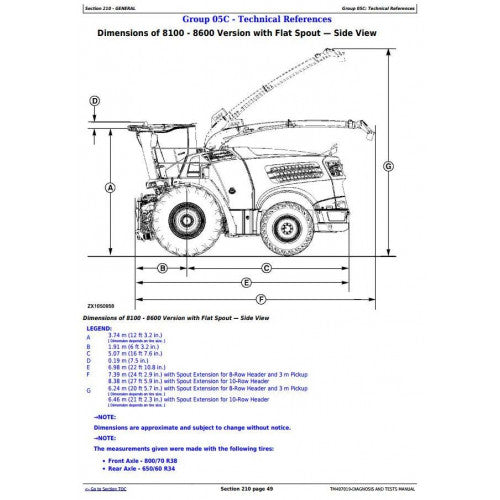 TM407019 John Deere 8100, 8200, 8300, 8400, 8500, 8600, 8700, 8800 Forage Harvesters Pdf Diagnosis and Tests Service Manual 2