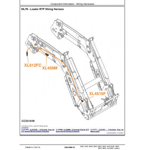 TM609019 John Deere 540R, 543R, 600R, 603R, 620R, 623R, 640R, 643R, 660R, 663R, 680R and 683R Tractor Loaders Pdf Repair Service Technical Manual 2