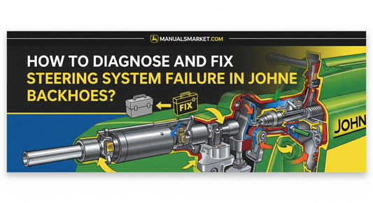 How to Diagnose and Fix Steering System Failure in John Deere Backhoes