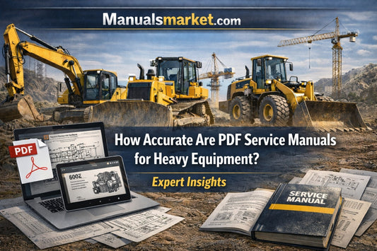 How Accurate Are PDF Service Manuals for Heavy Equipment? Expert Insights
