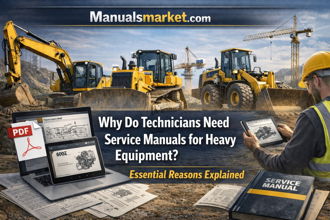 Why Do Technicians Need Service Manuals for Heavy Equipment? Essential Reasons Explained