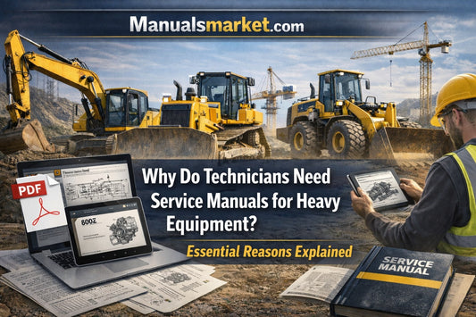 Why Do Technicians Need Service Manuals for Heavy Equipment? Essential Reasons Explained