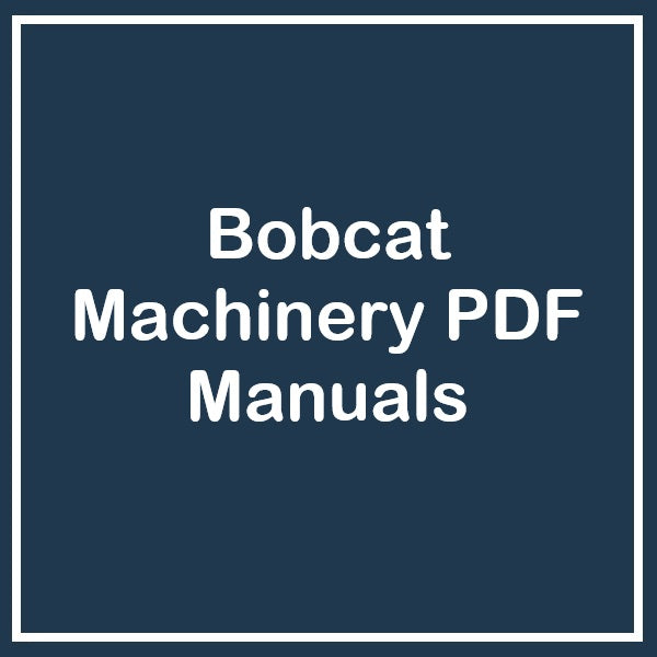 Bobcat PDF Manuals – Service, Parts & Operation | Manualsmarket