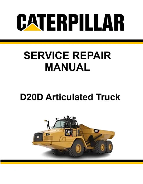 CAT Caterpillar D20D Articulated Truck Pdf Repair Service Manual 9MG
