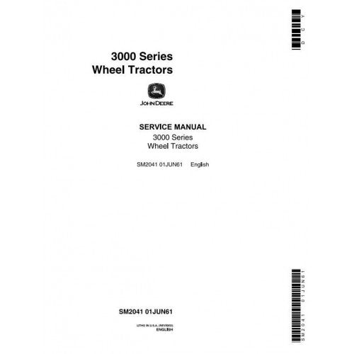 SM2041 John Deere 3010 Wheel Tractor Pdf Technical Service Manual