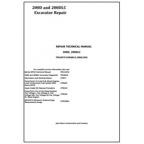 tm10079-john-deere-200d-and-200dlc-excavator-pdf-technical-service-manual