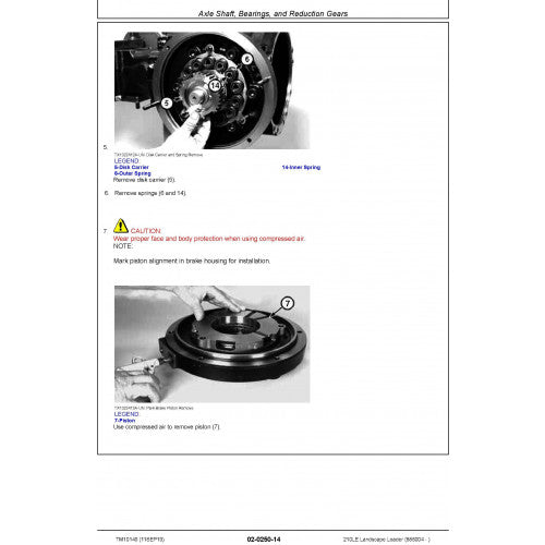 TM10149 John Deere 210LE Landscape Loader Pdf Repair Service Technical Manual 2