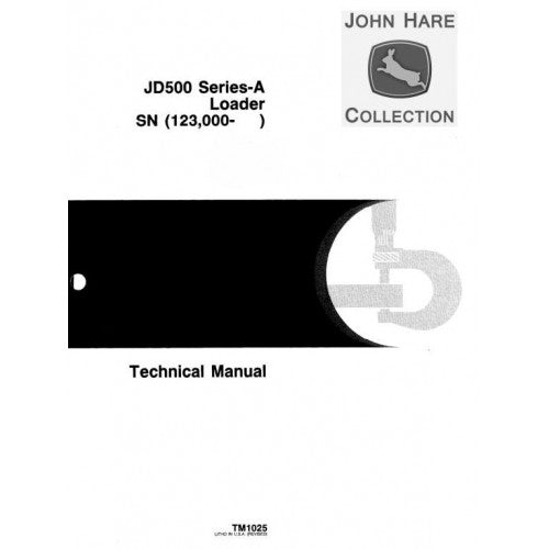 TM1025 John Deere 500A Backhoe Loader Pdf Diagnostic Technical Manual