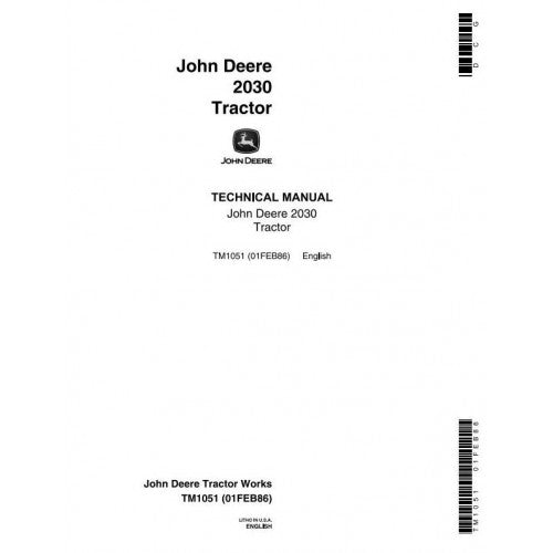 tm1051-john-deere-2030-utility-tractor-pdf-technical-service-manual