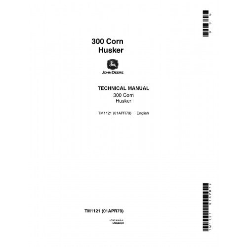 TM1121 John Deere 300 Corn Haskers Pdf Technical Service Manual