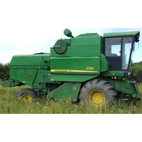 TM117019 John Deere 3316 Combine Pdf Technical Service Manual 2
