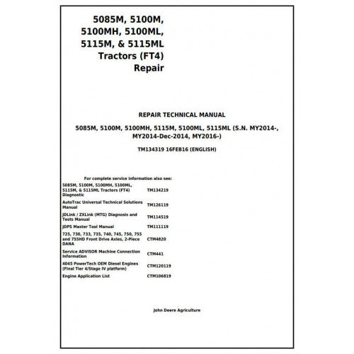 tm134319-john-deere-5085m-5100m-5100mh-5100ml-5115m-5115ml-ft4-tractor-pdf-repair-technical-manual