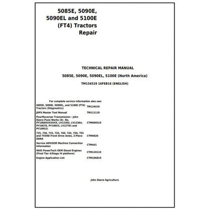 tm134519-john-deere-5085e-5090e-5090el-5100e-tractors-pdf-repair-technical-manual