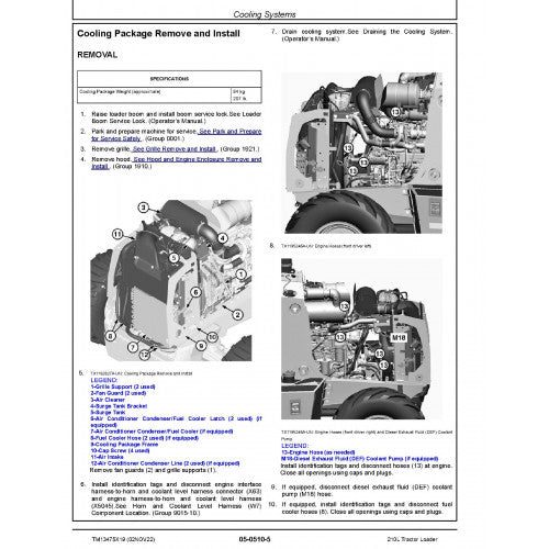 TM13475X19 John Deere 210L Tractor Loader Pdf Repair Service Technical Manual 2