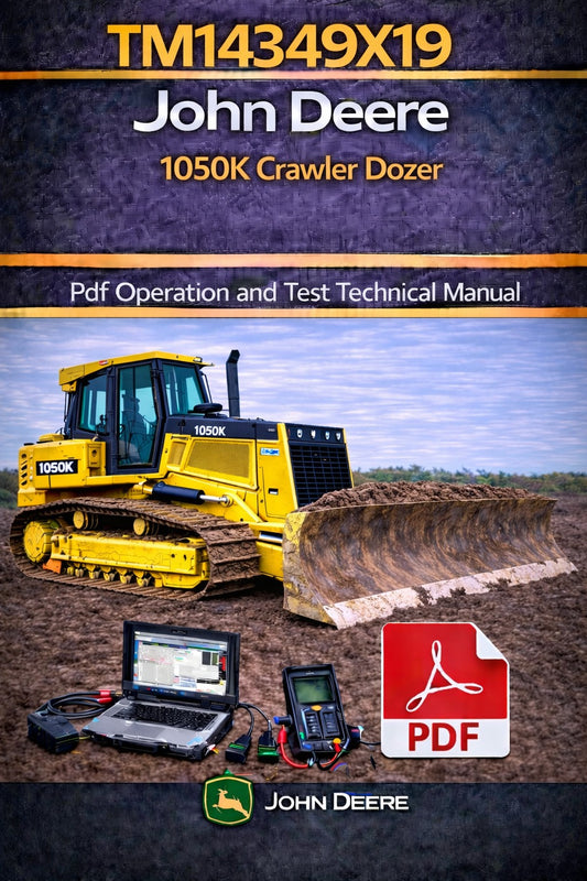 TM14349X19 John Deere 1050K Crawler Dozer Pdf Operation and Test Technical Manual