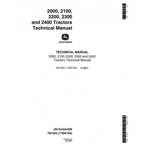tm1563-john-deere-2000-2100-2200-2300-2400-tractors-pdf-technical-service-manual
