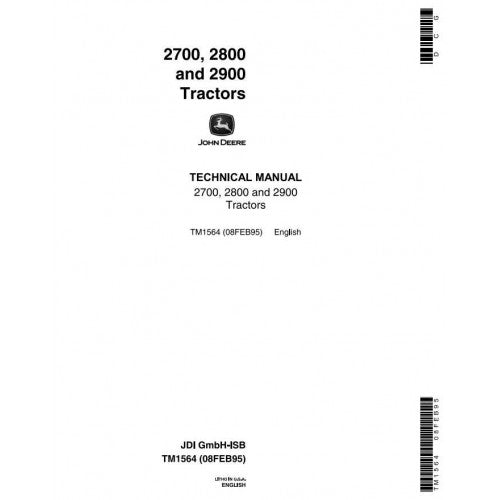 tm1564-john-deere-2700-2800-2900-tractors-pdf-technical-service-manual