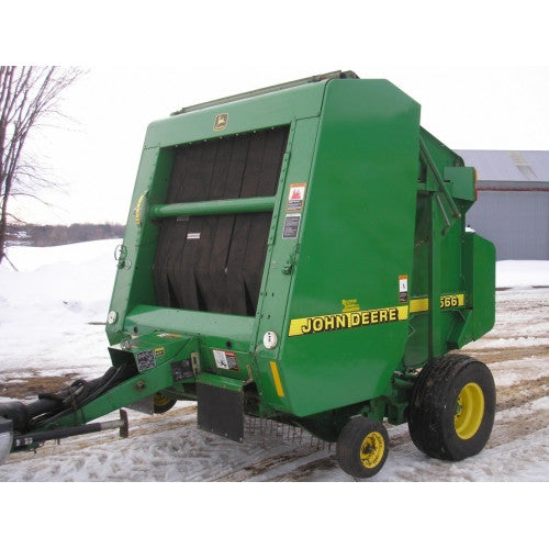 TM1767 John Deere 446, 456, 456s, 546, 556, 466, 466s, 566 Round Balers All Inclusive Pdf Technical Service Manual