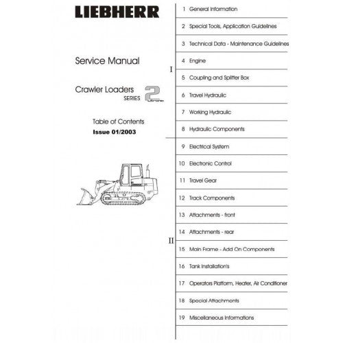 TM1945 John Deere 655C, 755C; Liebherr 622, 632 Crawler Loaders Pdf Repair Service Technical Manual