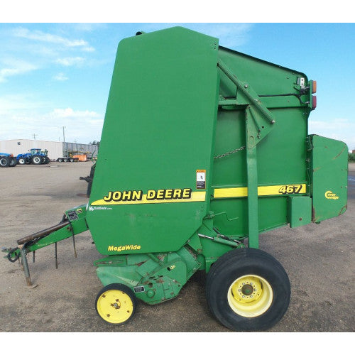 TM2203 John Deere 457s, 467s Silage Special; 447, 457, 467, 547, 557, 567 Round Balers Pdf Technical Service Manual