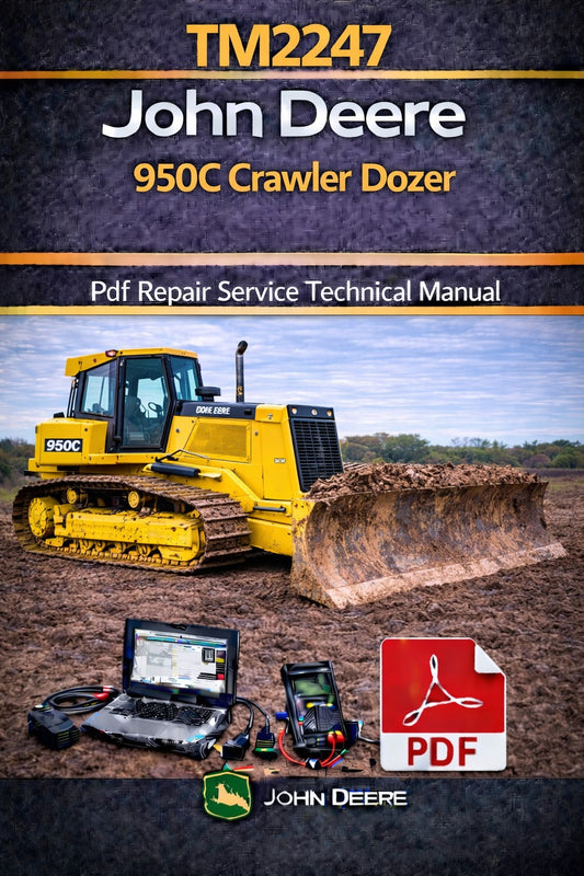 TM2247 John Deere 950C Crawler Dozer Pdf Repair Service Technical Manual