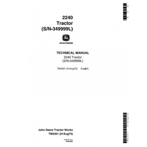 tm4301-john-deere-2240-utility-tractor-pdf-technical-service-manual