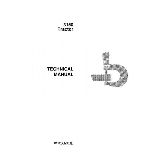 TM4410 John Deere 3150 Tractors Pdf Repair Service Technical Manual