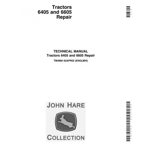 TM4866 John Deere 6405 and 6605 Tractor Pdf Repair Service Technical Manual